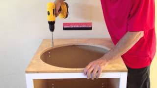 How to install undermount sinks [upl. by Lodovico]