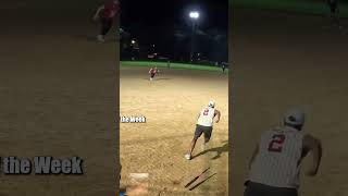 Clarendon Park Error of the Week goes to the Trolls pitcher slowpitchsoftball [upl. by Gagne175]