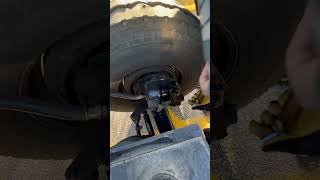 Pusher axle brake adjustment heavyhaullife heavyhaul trucking truck truckmechanic diy jazz [upl. by Padget530]