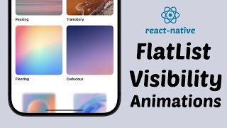 FlatList Item Animation on Visibility in React Native  Hindi [upl. by Aylmer374]