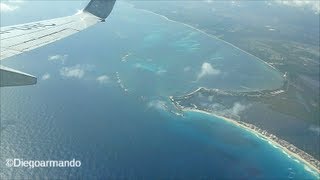 Impresionante aproximación y aterrizaje en Cancun México  Boeing 737800 Aeromexico [upl. by Sherie442]