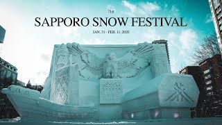 71st Sapporo Snow Festival  Short Film [upl. by Dachia]