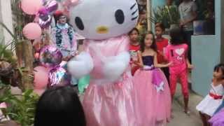 casey nicoles 7th birthday with hello kitty [upl. by Narine724]