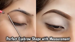 Magical Eyebrow Shaping Tutorial  Easy Tips To Get Perfect Shape Eyebrows At Home [upl. by Audsley]