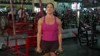 How to Do Side Dumbbell Lateral Raises [upl. by Akihsat]