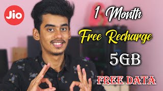 JIO Free Recharge 1 Month  5GB Free Data  Jio Free Data  Jio New Offers  TK TECHANICAL [upl. by Quintessa737]