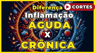 Qual a diferença entre a inflamação aguda e crônica cortes [upl. by Eilatam]