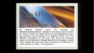 CONOZCA LOS 613 MANDAMIENTOS DADOS A MOSHEE22013 [upl. by Najar]