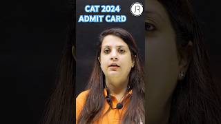 CAT ADMIT CARD 2024 🔥 Released Time shorts cat2024 cat2024admitcard jrclasses cat pavneetmam [upl. by Oznofla]