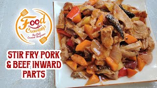 Stir Fry Pork amp Beef Inward Parts [upl. by Kariv]