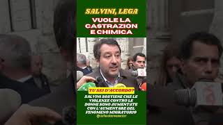 Salvini spiega i dati degli abusi e violenza sulle donne salvini politica violenzasulledonne [upl. by Anbul]