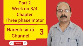 week no34 lesson Three phase motor naresh sir iti [upl. by Carmelina]