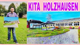 Kita Holzhausen  🙎‍♂️🙋‍♀️Gemälde mit Ölfarben Kindergarten vazgentatosyan painting oilpainting [upl. by Hally]