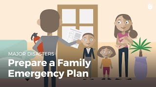 Prepare a Family Emergency Plan  Disasters [upl. by Duomham]