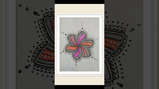 Day 22 Zentangle Easy Patterns art drawing zentanglart doodle zentangle mandala painting [upl. by Grubb]