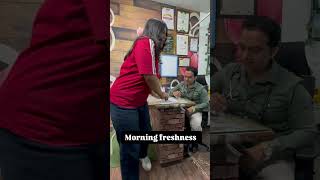 Morning freshness vs evening frustration comedy youtuber shortsviral shorts ytshorts funny y [upl. by Rubbico]