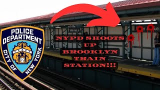 NYPD Releases Brooklyn Train Shooting Bodycam [upl. by Nassah724]