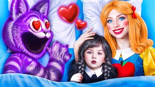 Міс Делайт vs Венздей Аддамс Poppy Playtime Chapter 3 CATNAP живий [upl. by Kemble]