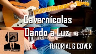 Cavernícolas Dando a Luz  Tripulación de Osos Tutorial y Cover de Guitarra con Tabs [upl. by Nirrad]