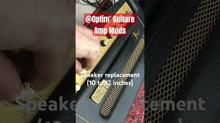 OptimGuitare Amp Mods from JTM to Plexi Speaker replacement… Emmanuel Marsy on the guitar [upl. by Vigen972]