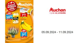 Gazetka Auchan PL  05092024  11092024  Pewność Niskich Cen [upl. by Fiske]