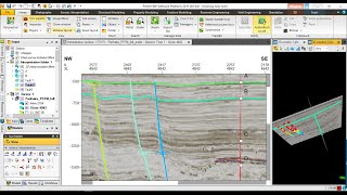 Seismic Interpretation Manual tracking horizons faults [upl. by Asselim]