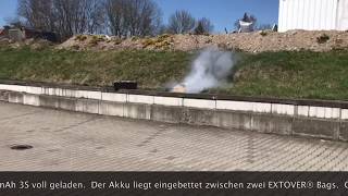 Voltmaster® Brandschutzgranulat Extover® im HärteTest [upl. by Zipnick]