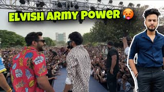 Elvish Yadav Biggest Delhi Meetup 🔥  1 Lakh Log [upl. by Wenona]