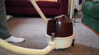 Vintage 1981 Hitachi CV160 Cylinder Vacuum Cleaner [upl. by Eerised]