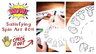 How To Draw Spin Art 011 [upl. by Odin]