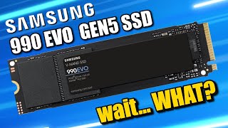 Samsung 990 EVO Gen5 SSD Revealed [upl. by Ahsilahs914]