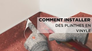 Comment installer des plinthes en vinyle [upl. by Tdnerb210]