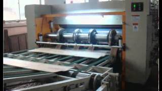 Automatic Flexo Printing Slotting Diecutting Machine [upl. by Erodisi]