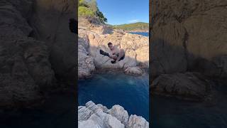 Which grab is your favourite 12 or 3🤔 cliffjumping grabski grab flips flippingfeed [upl. by Kelton]