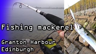 Fishing Mackerel  Granton Harbour  Edinburgh  Scotland  22072021 [upl. by Adnwahsal]