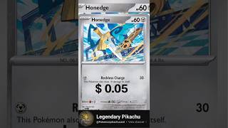 TOP RARE CARD HONEDGE POKEMON tcgshorts pokemon pokemontcgo pokémon tcgpokemon pokemongo tcg [upl. by Austina]