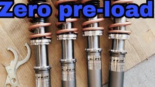 How to Set Zero Preload on Coilovers [upl. by Druci]