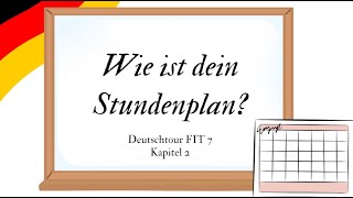 Wie ist dein Stundenplan  język niemiecki dla klasy siódmej szkoły podstawowej [upl. by Lleze]