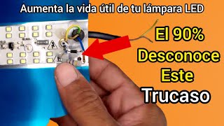 ✅Quieres una lámpara que dure para siempre ¡Te explico cómo repararla y modificarla en este video [upl. by Faludi]