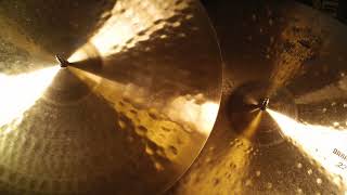 Paiste Sound Creation 22quot Dark Ride and 22quot Medium Dark Ride Comparison Demonstration [upl. by Phylys954]