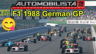 Automobilista 2 German GP 1988 [upl. by Jonina]