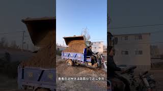 Heavy deuty electric tricycleautomobile electric excavator electricvehicle [upl. by Lemal385]