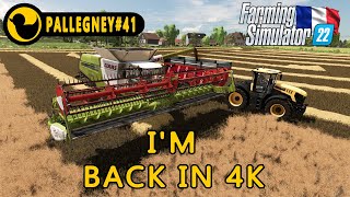 IM BACK IN 4KPALLEGNEY41FARMING SIMULATOR 22GAMEPLAYTIMELAPSENO COMMENTARYFS 22 [upl. by Frans]