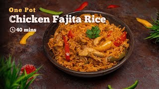 Simplify Dinner with One Pot Chicken Fajita Rice  One Pot Recipes  Weeknight Dinners  Cookd [upl. by Ratna]