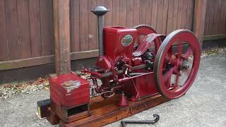 Amanco Hired Man stationary engine [upl. by Nosredneh]