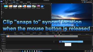 Quick tutorial on PowerDirectors quotsnap toquot feature [upl. by Liv]