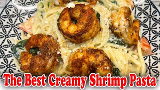 The Best Creamy Shrimp Pasta  Delicious and Comforting [upl. by Ahcrop149]