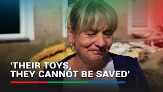 Grandmother weeps after floods take her grandchildrens toys  ABSCBN News [upl. by Ezekiel468]