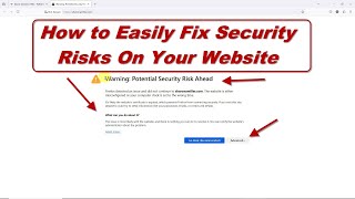 How to Easily Fix a Security Warning Error on Your Website [upl. by Asiel]