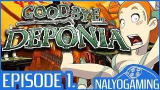 GOODBYE DEPONIA PS4 Gameplay Episode 1 Walkthrough [upl. by Troth]